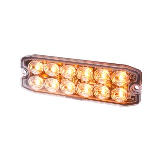 Warnleuchte Purelux Strobe Ultra Slim – 12/24 V / 15 W / 111 mm, 1 Stück