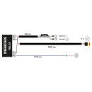 Kabelbaum mit Relais Pureux AMP 2-polig Superseal, 12 V