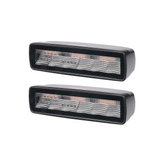 Arbeitsleuchte PURELUX Road Black MF160 – 16 cm / 12 W / Flutlicht, 2 Stück